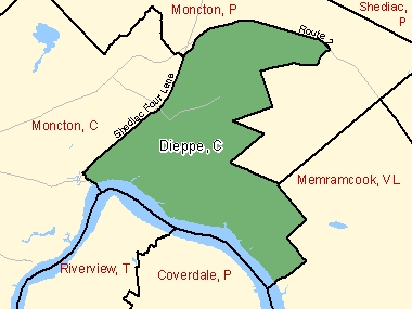 Carte de Dieppe